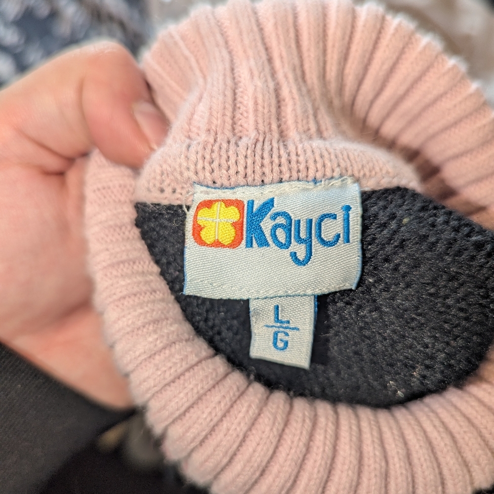 Y2K Star Turtle Neck Sweater - Picture 4 of 4